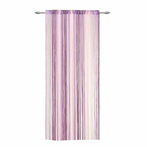 Caritex Tenda arredo a Fili Millerighe Multicolor 140x280 W022 Viola