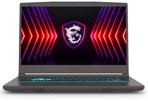 MSI Thin 15 Gaming laptop -(15.6 FHD 144Hz Panel, Intel Core i5-13420H, NVIDIA GeForce RTX 4050, 8GB*2 RAM, 512GB NVMe PCIe SSD, Windows 11 Home) - Cosmos Gray