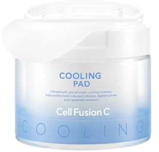 Cell Fusion C Post Alpha Cooling Pad – Hydrating & Cooling Korean Toner Pads | Panthenol & Glacier Water | Hydrating, Depuffing, Pore Care | 70 Pads / 6.08 fl.oz.