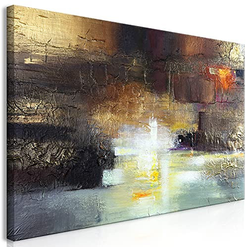 murando - Akustikbild Abstrakt 120x60 cm Bilder Akustikschaum Hochleistungsschallabsorber Schallschutz Leinwand 1 tlg Wandbild Raumakustik Schalldämmung - a-A-0451-b-a