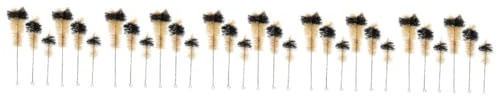 FRCOLOR 30 Pièces Brosse De Nettoyage pour Bouteilles De Laboratoire Nettoyeur De Paille Brosse pour Bouteille d'eau Goupillon Paille Ballon Le Fer Brosse pour Tube à Essai Un Verre