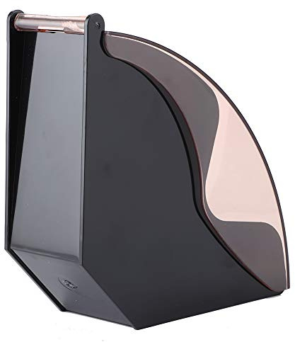 Support de Distributeur de Stockage de Porte-papier Filtre à café avec Couvercle Anti-poussière Outils à café Debout