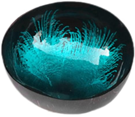 CocoBowl - CocoBowl Painted | Natural Shell Polished Decorative Key Bowl for Hallways | Elegant Key Storage Bowl | Home Decoration for Entrance, Living Room, Dining Room, Bedroom