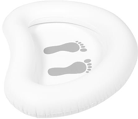 GLSTOY Foldable Foot Bath Basin Inflatable Foot Spa Bowl for Pool Beach Camping Portable Cleaning Sink Easy to Store