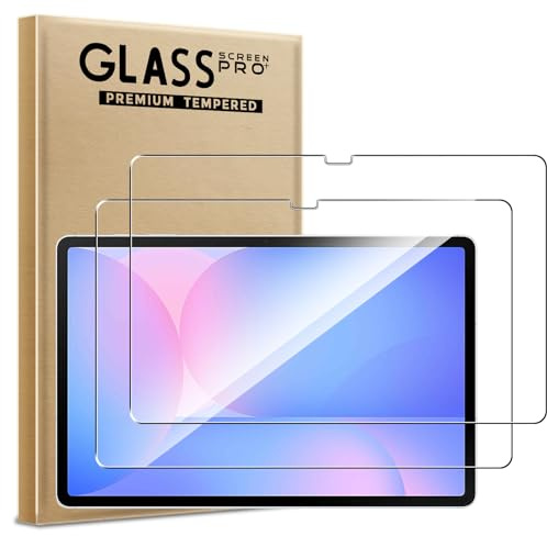 WFTE [2 Stück Schutzfolie für Samsung Galaxy Tab S10 FE Plus/Galaxy Tab S10 FE+ 13.1 Zoll Panzerglas Glasfolie 9H Härte, Anti-Kratzen, Anti-Bläschen Displayschutzfolien Panzer Schutz Glas