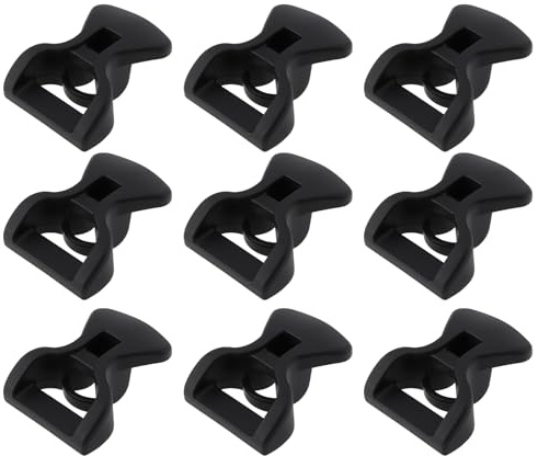 YINETTECH 30 Hebillas de Cuerda para Tienda de Campaña de 2,5 Mm Tensores de Cuerda para Toldo de Camping Al Aire Libre