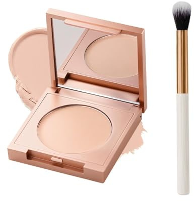 CC Undereye Corrector,Under Eye Brightener mit Pincel,Augenpflege Concealer Augenringe Abdecken,Color Corrector Abdeckstift Gesicht für Strahlenden Blick,Wasserfest & Langanhaltend (Heller Hautton)