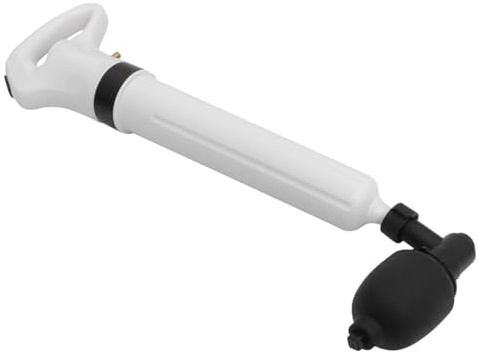 GRADENEVE Stantuffo per Rimuovere Chioma e Residui per WC in ABS Bianco per Pulizia Scarico e Stura Water per Bagno e Ufficio