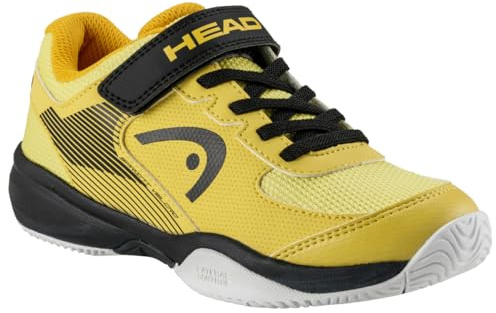 HEAD Unisex barn sprint kardborreband 3.0 barn tennissko, Banan svart, 31 EU