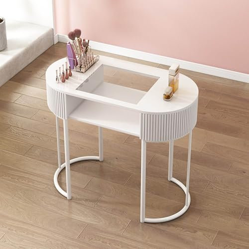 Moderner Nagelstudio-Schreibtisch mit Schubladen & Aufbewahrungsschrank, professioneller Arbeitsplatz für Spa & Salon, Maniküretisch für Beauty-Profis