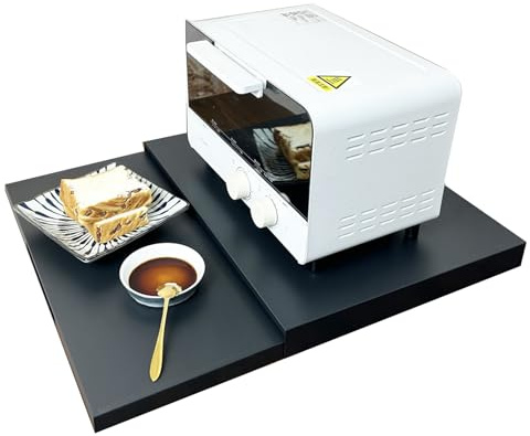 Genérico Estante para Microondas | Organizador Extraíble Para Horno De Cocina - Soporte De Encimera Para Horno Que Ahorra Espacio Y