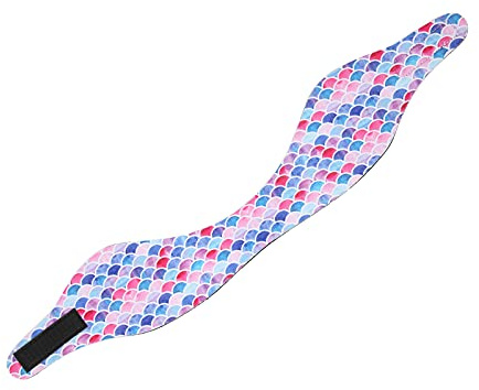 RASTKY Bandeau de Natation élastique Doux et Durable, Bandeau D'oreille de Natation étanche pour Enfants et Adultes, de Nageur élastique Antidérapant pour les Activités Aquatiques, Matériau SBR de