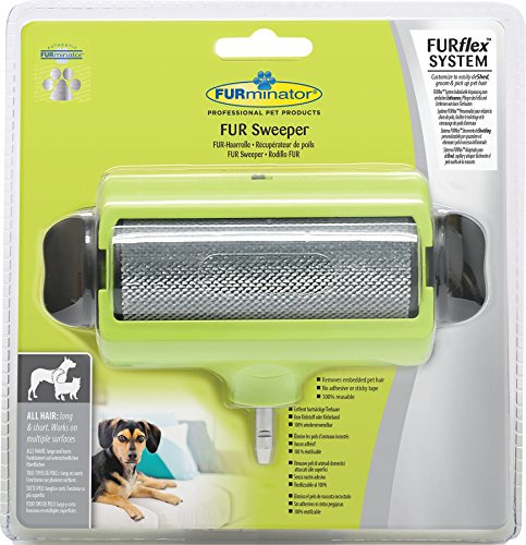 FURminator FURflex Haarrollen-Aufsatz, zur Entfernung von Tierhaaren von Polsteroberflächen ohne Klebeband