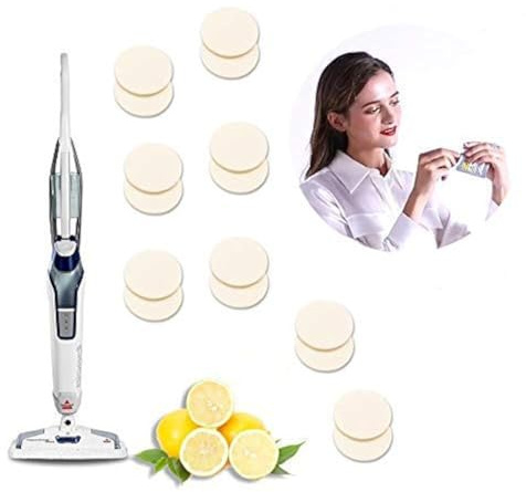 LeFix 16 Stück Dampfmopp-Duftscheiben (Lemon Scent), kompatibel mit Bissell Powerfresh und Symphony Serien, einschließlich Modelle der Serien 1940, 1440, 1132, 1543 und 1544