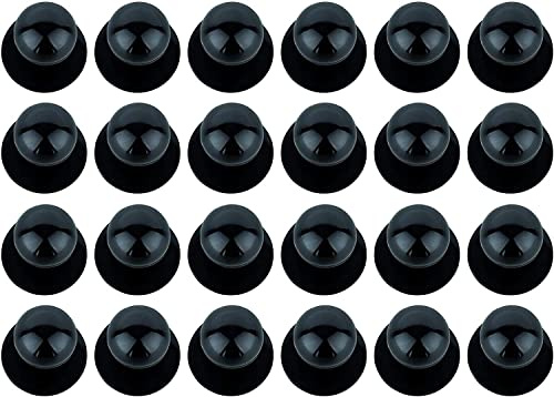Botones Redondos de Chaqueta de Chef, Chaquetas de Cocina 24 Unidades Mini Botón De Bolsa De Chaqueta Cocina Chaqueta De Cocina De Botón Práctico para Ropa de Cocina Repuesto para Manualidades (Negro)
