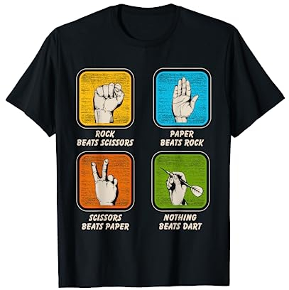 Dart-Shirt mit Aufschrift Nothing Beats, für Dartspieler, Geschenk T-Shirt