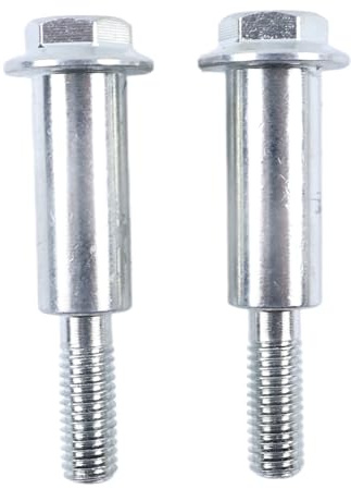 Chamixx 2X Wheel Axle Bolts M110801 Compatible with John Deere 14SE 14SB 14PZ JA65 JE75 JX753 Lawn Mowers M8 X 55 | Thread Size M8; Length 55MM; Includes 2 Bolts; Steel Material Construction