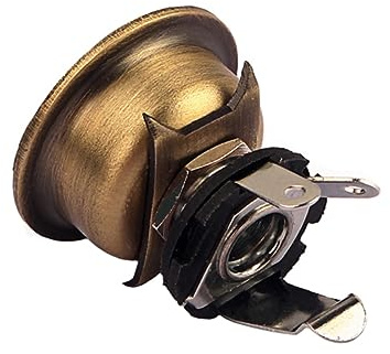 UPKOCH Gitarren-audio-gitarren-klinkenbuchse 6 35 Mm 1/4-zoll-gitarren-ausgangsbuchse Für E-bass-gitarrenteile Zubehör Bronze
