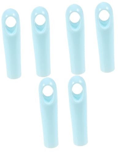Healvian 6pcs Broom Pole Handle Grip Replacement End Cap for Mop and Broom Comfortable Grip for Outdoor Use