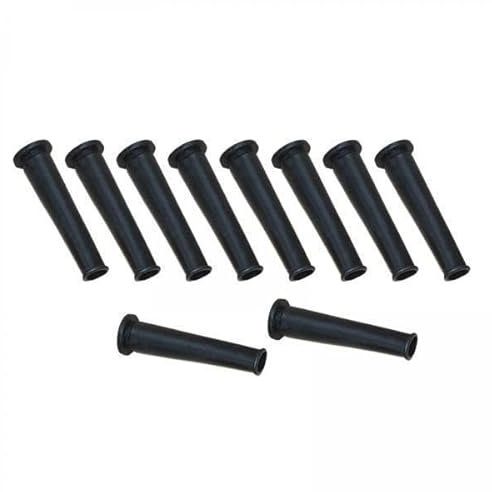 MagiDeal 6x 10 Pieces Rubber Wire Boots Boot Cover Accessories Cord Protector Lightweight Cable Sleeve Hose Strain Relief Protector Cable Sleeve