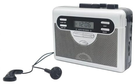 Class Portable Walkman Cassette AMFM Radio Player Built in Mic & Speaker C6
