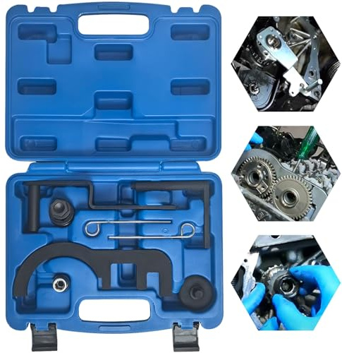 ENNJING 9 Pcs Diesel Chain Engine Timing Set-Setting Locking Tools,Engine Camshaft Locking Tool kit Compatible with BMW N47/N47S/N57/N57S 2.0 3.0 chain drive engines 2007-2012
