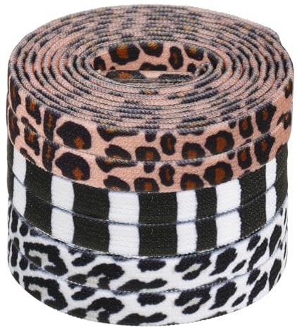 3Paia Piatte Animalier Elastiche per Scarpe per Sneakers e con Leopardato Zebra e Cow per Look