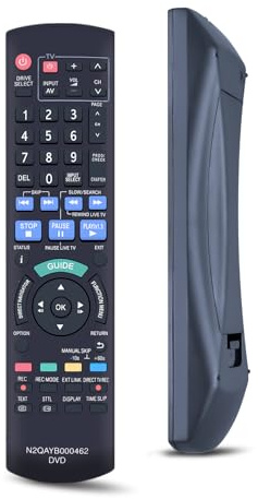 RYQIF Replacement N2QAYB000462 Remote Control Compatiable With Panasonic DVD Recorder DMR-EX86EB-K DMR-EX86EB DMR-EX773EB-K DMR-EX83EB DMR-EX84C DMR-EX773EB
