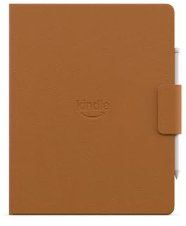 Jetzt neu: Edle Amazon Kindle Scribe-Klapphülle mit magnetischer Befestigung, schlanke Schutzhülle – Premiumleder