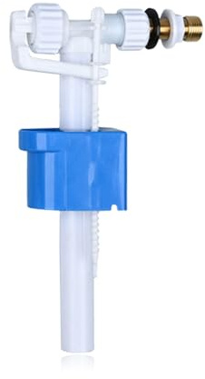 HOPEYMY26 1 Stück Spülkasten Ersatzteile, Schwimmerventil Spülkasten, Spülkasten Füllventil, Universelles Füllventil, Pp-Material, Messinganschlüsse, Geeignet für G3/8- und G1/2-Spülkästen(Blau)