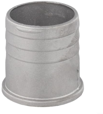 Connettore per tubo dell'acqua in alluminio con guarnizione in gomma, dado da 5,1 cm e tubo dritto, per generatore e uso esterno, compatibile con 1 pollice, 1,2-I (2 pollici)