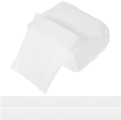 BELLIFFY 4800 Pezzi 4800 Dischetti di Cotone per Viso Morbidi senza Pelucchi, Dischetti Struccanti Delicati e Tonificanti, Quadrati e Assorbenti la Cura della Pelle e Uso in Viaggio