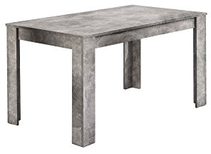 byLIVING Esstisch Nepal, Küchentisch in Beton-Optik, 140 x 80, H 75 cm | Großer Tisch