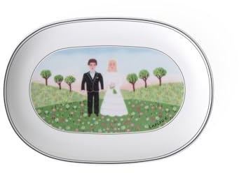 Villeroy und Boch Design Naif Beilagenschale, 16 cm, Premium Porzellan, Weiß/Bunt