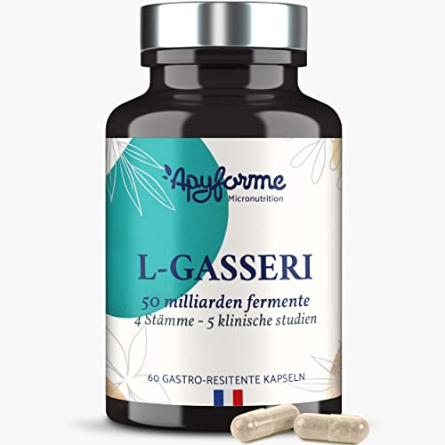 Apyforme - Lactobacillus Gasseri Probiotika - Bis zu 50 Milliarden KBE/Tag - 60 Magensaftresistente Kapseln - 100% Französisch