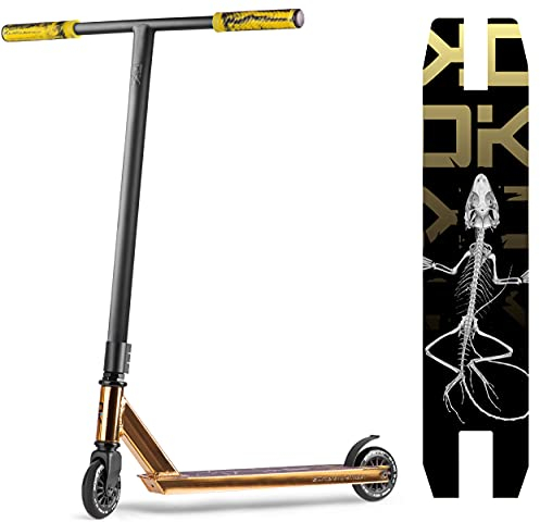 SOKE PRO Street Neo Stunt Scooter Chrome Kick Scooter with ABEC 9 Ball Bearings Scooter Adults and Children Soke Various Designs Available Size: 100 x 24 mm