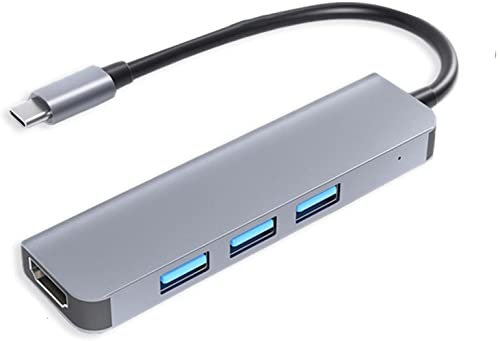 PEPDRO 4 en 1 USB C Hub 4 Puertos USB Hub Micro USB Splitter Ultra-Slim USB Data Hub Expansor de Puerto USB portátil