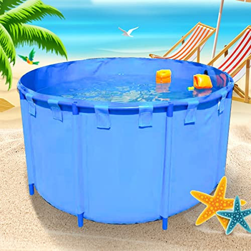 Piscinas Desmontables Acero/ Piscina Marco Piscina Activa Con Estructura De Metal, Mini Piscinas Para Niños Pequeñas Con Marco De Plástico Para Bebés / Niños / Niños Pequeños, 0.6m 0.8m 1m 1.2m 1.5m D
