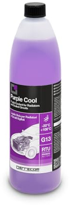 ERRECOM Purple Cool, Liquido Radiatore Viola -20°C/+106°C, antigelo G13 con Pacchetto additivi Glicerina, Pronto all’Uso, 1 Litro