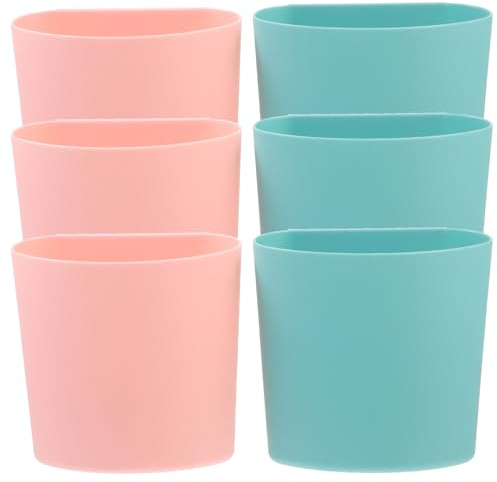 DECHOUS 6piezas Accesorio Colgante Para Carrito Portavasos Cesta De Almacenamiento Taza De Plástico Organizador Para Cocina