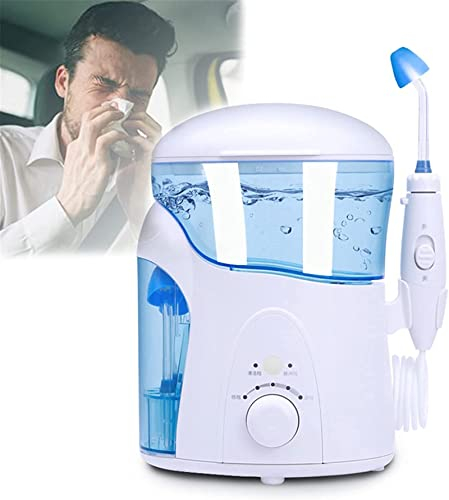 Nasennebenhöhlenspülset, elektrisches Neti Pot Nasenwaschset, Nasennebenhöhlenspülset, mit Vier Ausläufen, Nasennebenhöhlenspülsystem, zur Nasennebenhöhlen- und Allergielinderung f