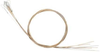 HEMOTON 8 Pcs Mandolin Strings Set Replacement Strings and Stainless Steel User-friendly Design Easy to Replace Features Suitable for Mandolin Accessories