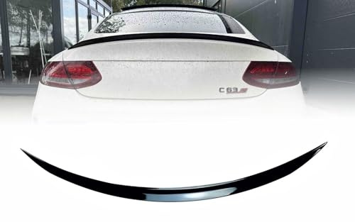 MpTuned MB W205 Coupe Heckspoiler schwarz glänzend Kofferraumspoiler für W205 2014-2021 Jahr Modelle Performance Tuning Restyling