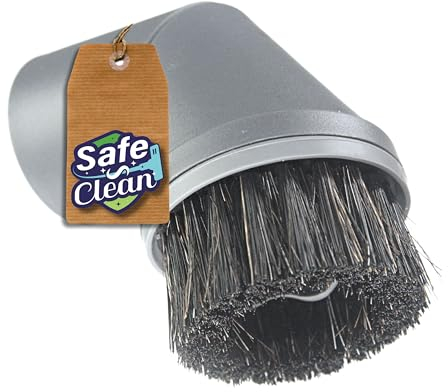 SAFE 'N CLEAN Cepillo para muebles compatible con todas las aspiradoras Miele C1, C2, C3, S8, S6, S5, S4, S2 y varios otros, pieza de repuesto, cabe en el compartimento de accesorios