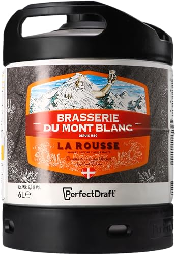 PerfectDraft Fût 6L 5 euros de consigne inclus - Fût pour tireuse à bière (Rousse du Mont Blanc)
