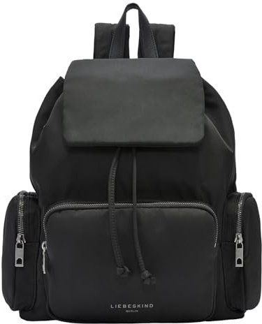 LIEBESKIND BERLIN Rucksack Freizeitrucksack Maia Nylon Backpack Black schwarz