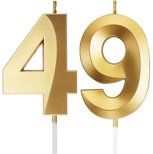 Birthday Candles Number Candles Age Year for Cakes Happy Birthday 3D Designed Wedding Anniversary Party Cake Topper Decorations