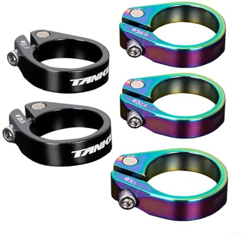 Collier de serrage robuste pour tige de selle de VTT, vélo de route, construction en aluminium de qualité supérieure, choisissez votre taille (28,6 mm, coloré)