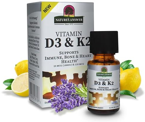 Natural's Answerm Vitamin D3 & K2, 15ml