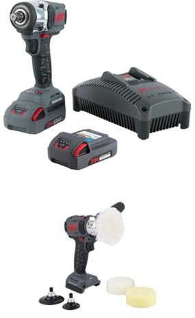 Ingersoll Rand Akku-Schlagschrauber-Satz W3131-K22-EU, Akku-Werkzeug 3/8 mit 20 V, leichtes und kompaktes Schlagschrauber-Werkzeug